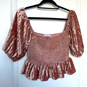 Pink Off The Shoulder Blouse (Size M)